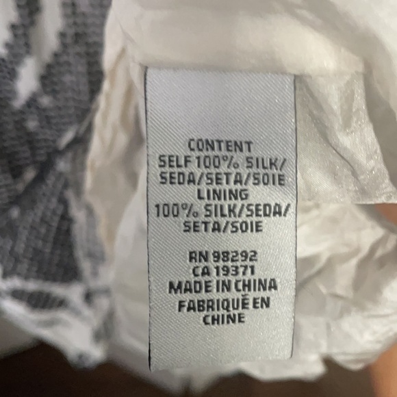 TIBI White With Black Sequins Pull Over Silk Dress - Picture 8 of 16